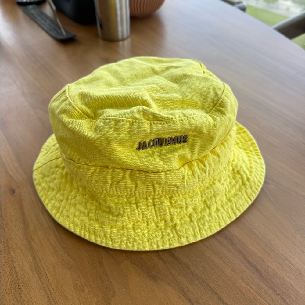 Jacquemus Sunny Yellow Cotton Bucket Hat